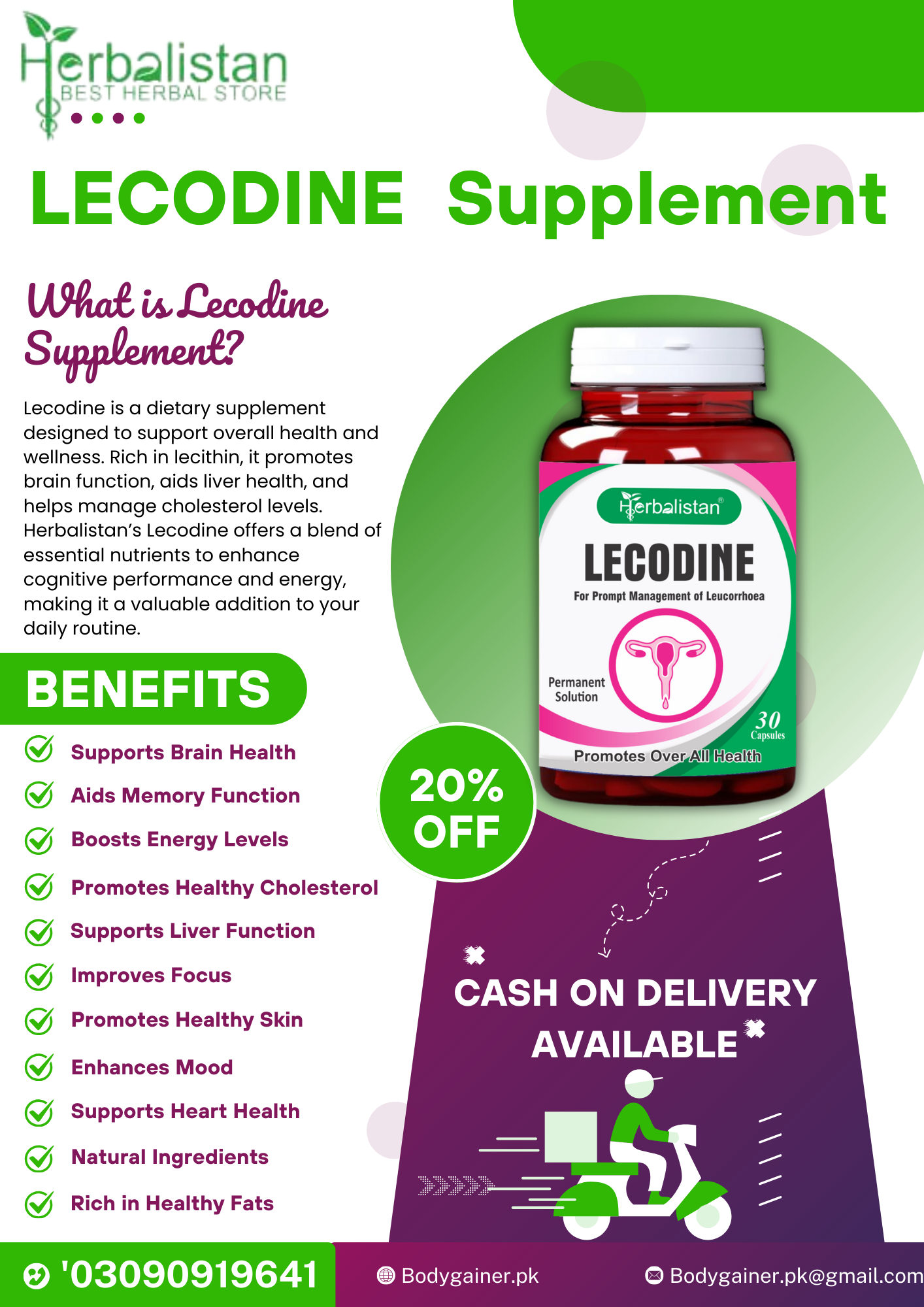 Lecodine Supplement